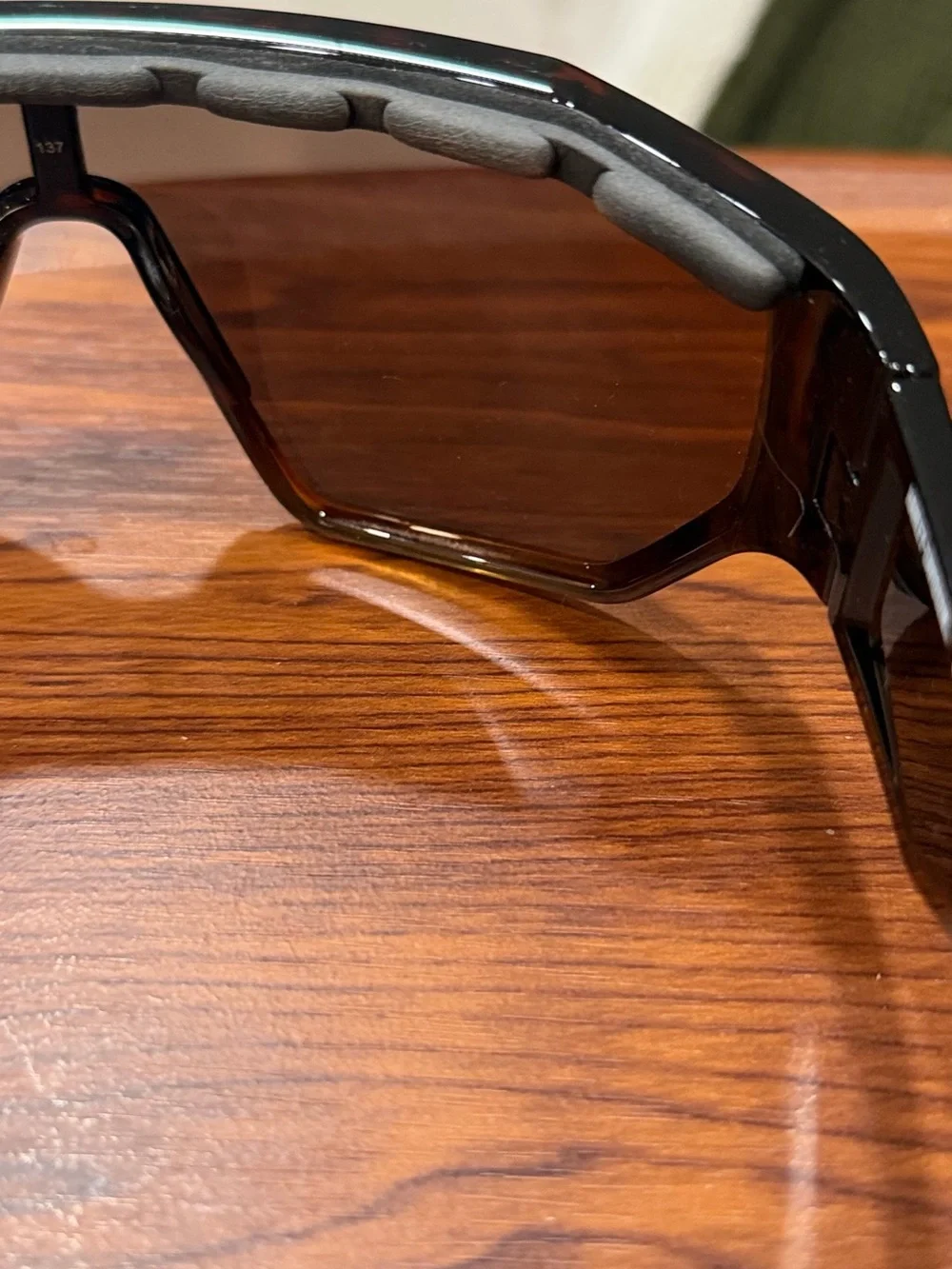 Harley Riding Wraparound Glasses with copper Lenses